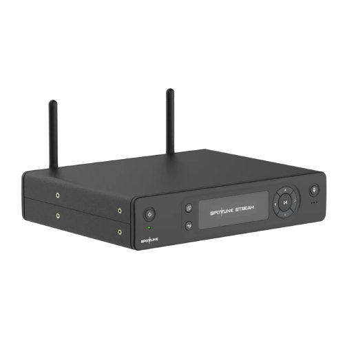 Spottune Stream Audio Sender schwarz für Lichtschiene Soundsystem DECT