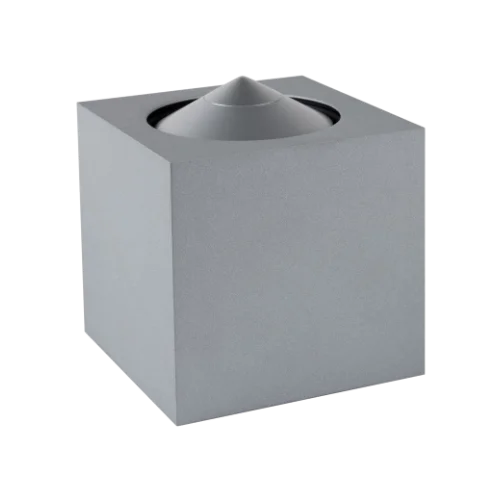 NewTec CONO Cubo SMART grå – kompakt trådløs kubisk højttaler med 360° lyd til kommercielle miljøer