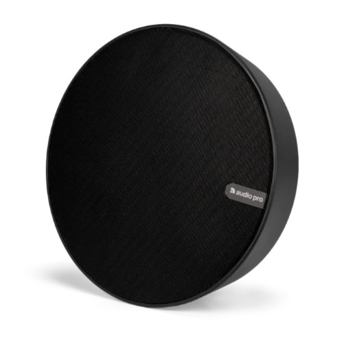 Audio Pro SPW-5 svart – veggmontert høyttaler for bakgrunnsmusikk i høy kvalitet i butikker, restauranter og offentlige miljøer