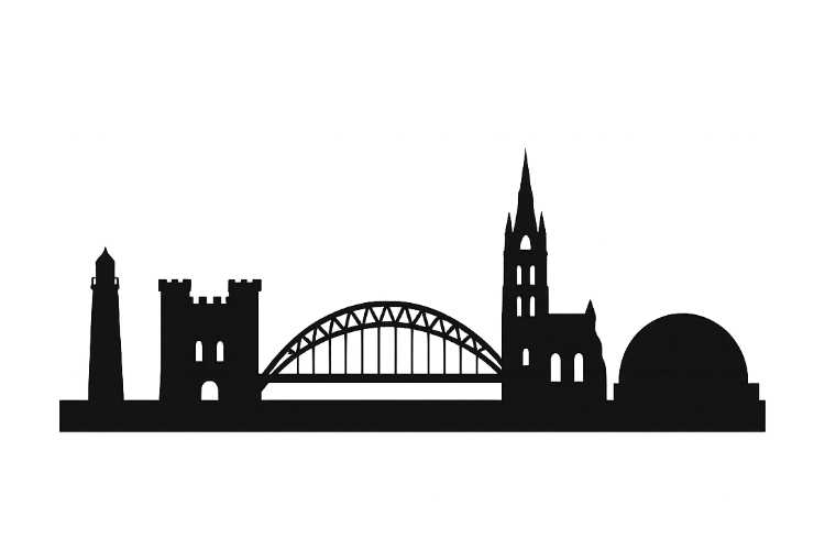Newcastle siluette
