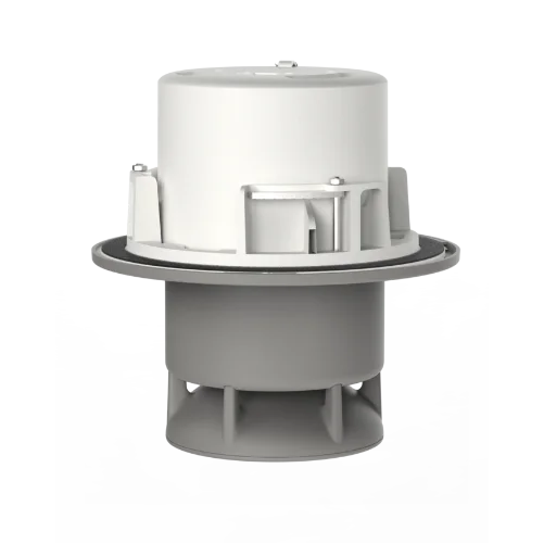 Spottune Omni Recessed speaker in grey, subtle recessed wireless speaker for ceilings